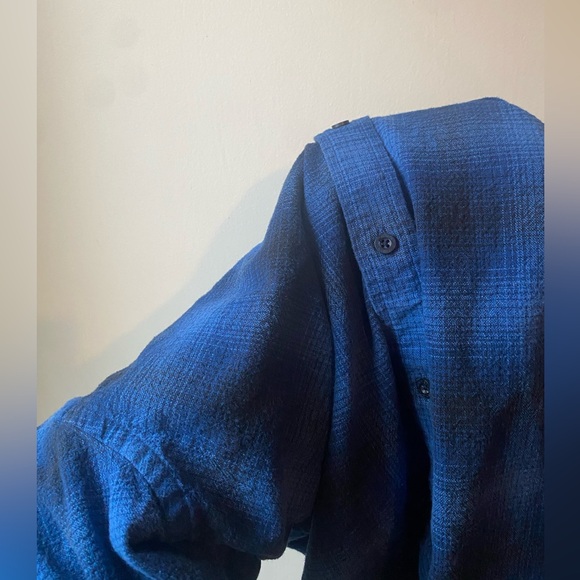 Pendleton Medium Flannel Blue Navy Mens Medium - Picture 8 of 12